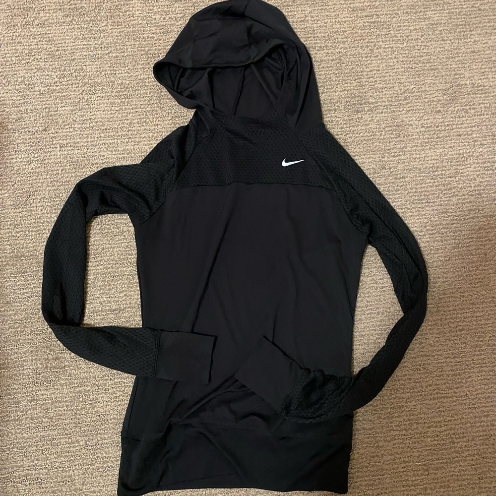 Nike hooded loose fit long sleeve